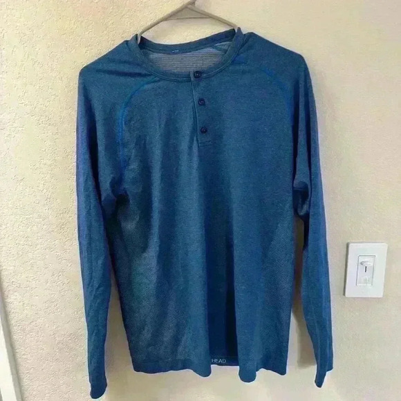 Lululemon Mens Metal Vent Henley - Picture 1 of 3